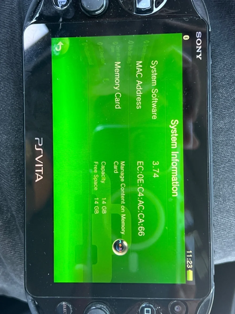 Sony psvita wifi